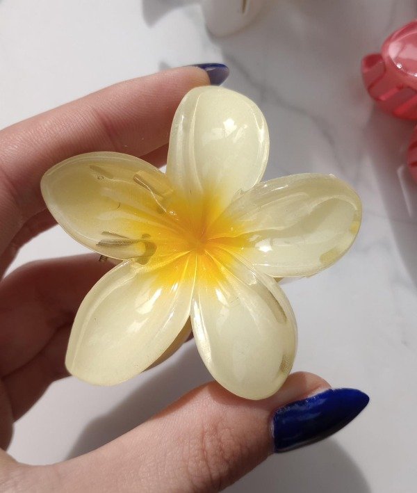 Producto - Broche de Flor - Amarillo
