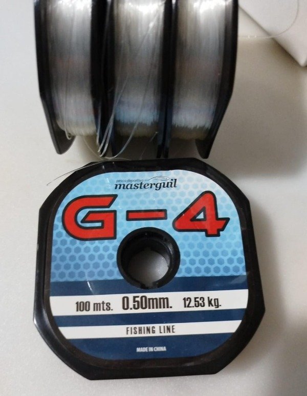 Producto - TANZA MASTERGUIL G4 TRANSPARENTE X100 METROS