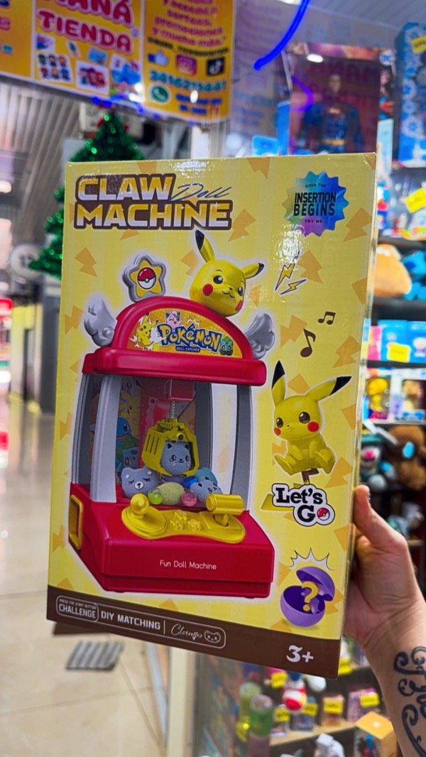 Producto - GARRA SACA PELUCHE POKEMON