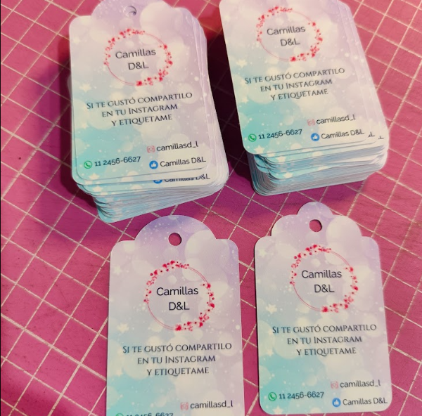 Producto - Hoja A4 para pequeñas cantidades de tags - 16