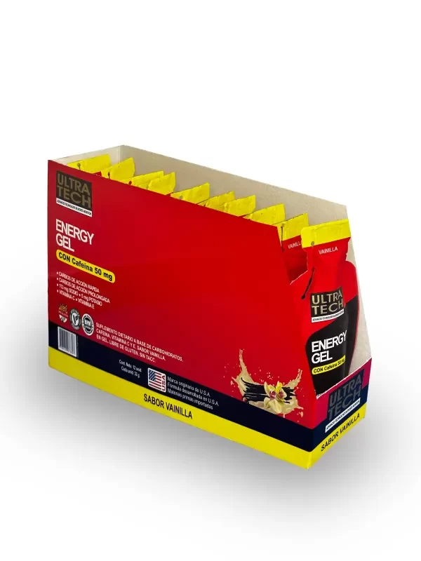 Producto - Energy Gel Con Cafeina 32 Grs x 12 Unid Ultratech