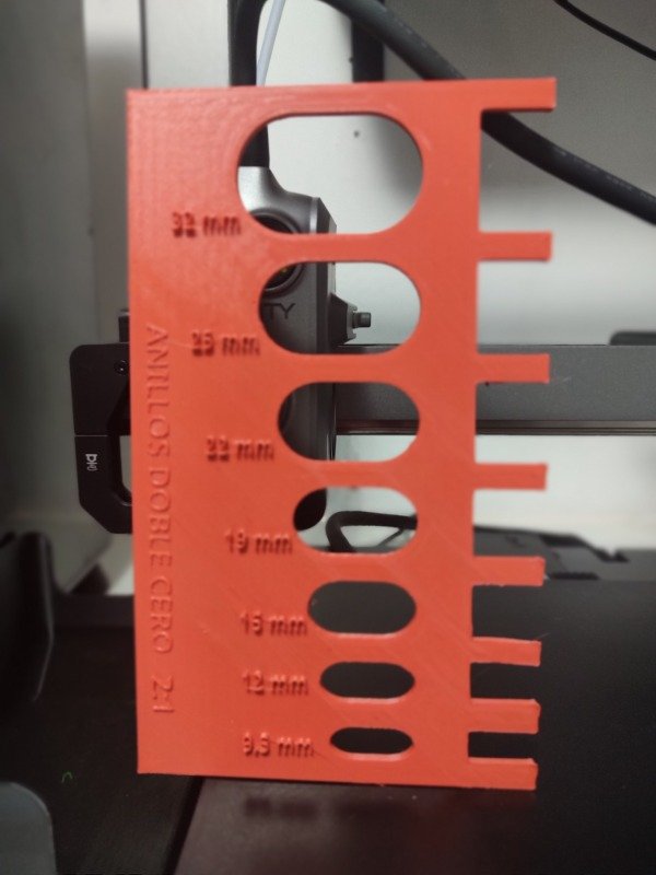 Producto - Regla Medidora Para Anillos Metalicos Doble Cero 2:1