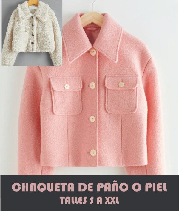 Producto - MOLDES CHAQUETA DE PAÑO O PIEL