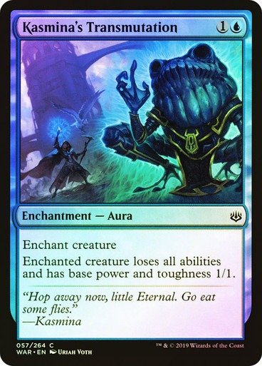 Producto - Kasmina's Transmutation Foil  War of the Spark