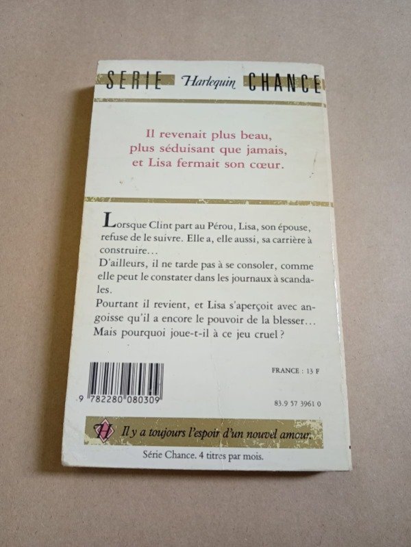 Producto - Hier, la mélancolie - Daisy Logan - Harlequin 1983 - 1