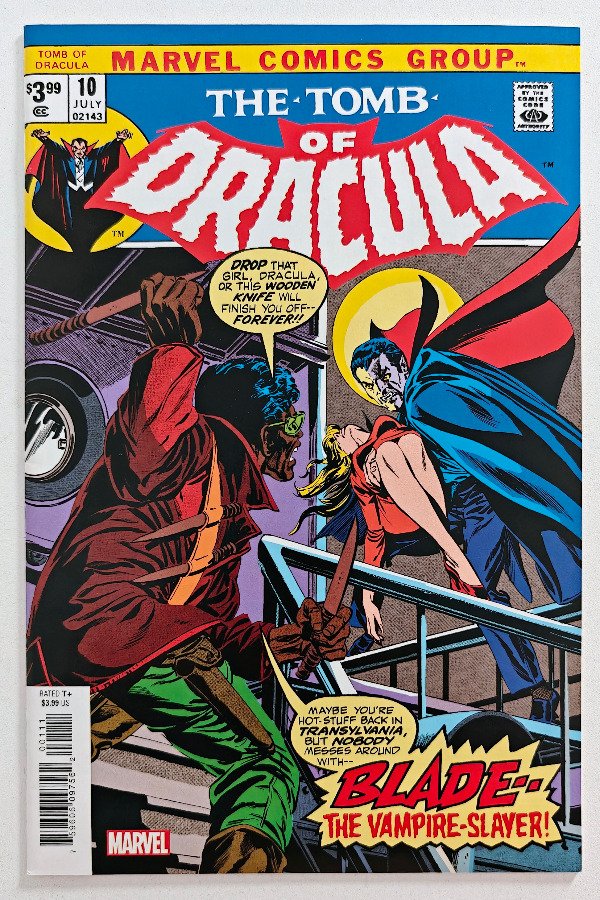 Producto - Tomb of Dracula #10 (2020) - Reedición facsimil con la 1ra aparición de Blade