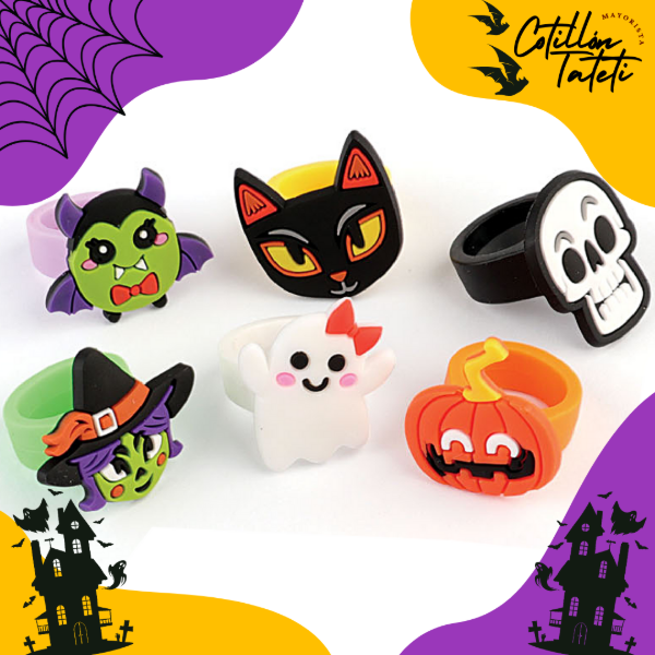 Producto - ANILLOS HALLOWEEN - BOLSITA X 6 UNIDADES