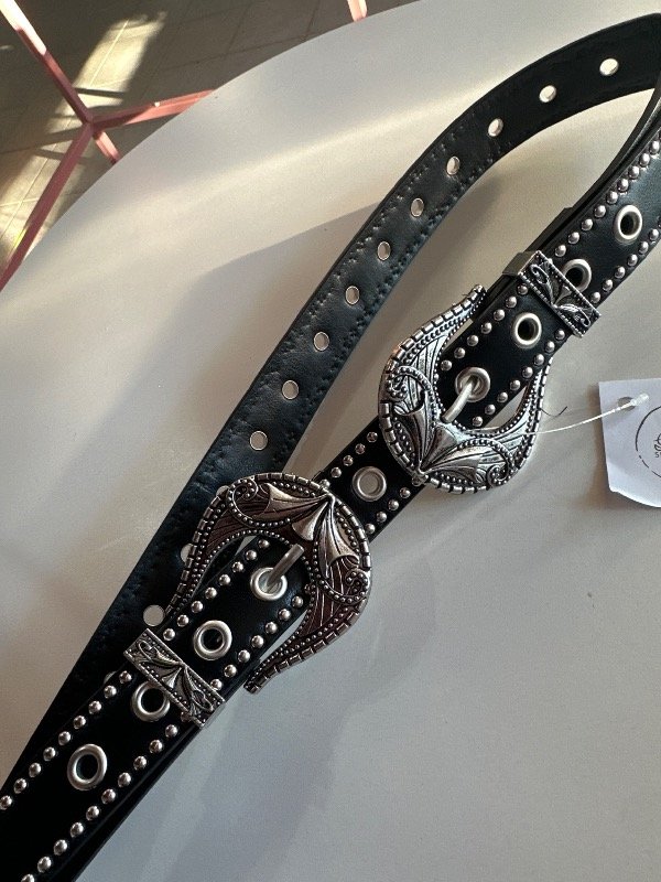 Producto - Cinto Tachas doble Hebilla