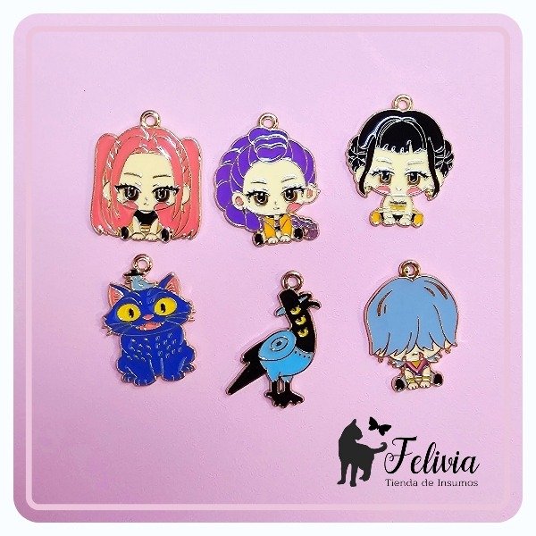 Producto - Dijes esmaltados Kpop Demon Hunters