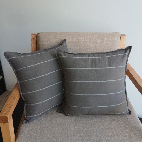 Producto - Almohadón Tusor - 40x40 Rayas (varios colores)