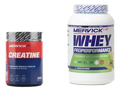 Producto - COMBO MERVICK WHEY PROTEIN PRO PERFORMANCE 2LBS + CREATINA 300G