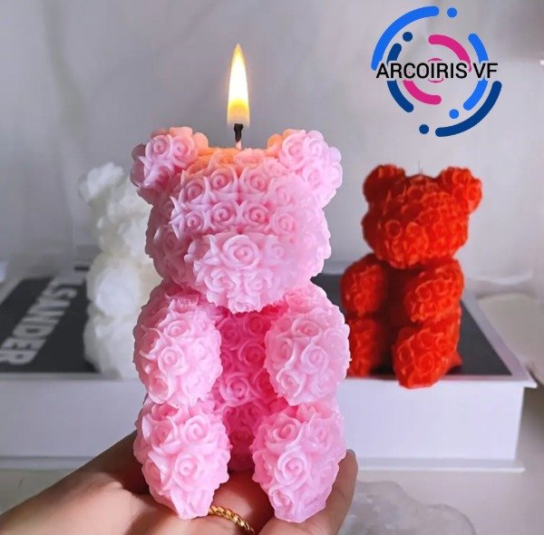 Producto - Molde oso de rosas