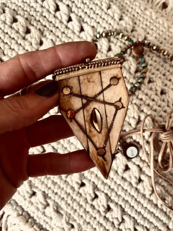 Producto - Collar Morena madera - 1