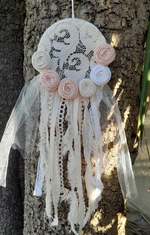Producto - Atrapasueños Rococó rosa