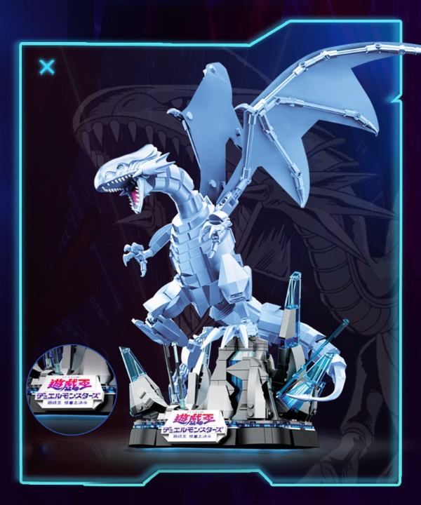 Producto - Figura Original Brick Dragon Blanco de Ojos azules - Yu Gi Oh (Area X)