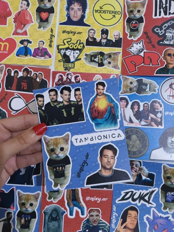 Producto - Plancha de Stickers Tan Bionica