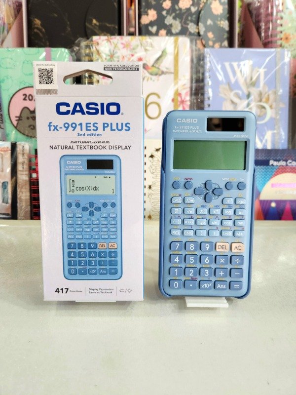 Producto - Casio Fx-991ES CELESTE Plus 417 funciones