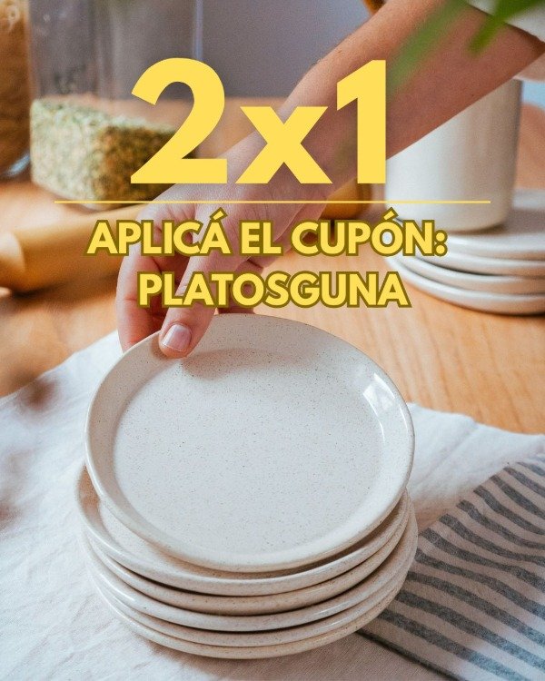 Producto - Plato circular chico - 2X1
