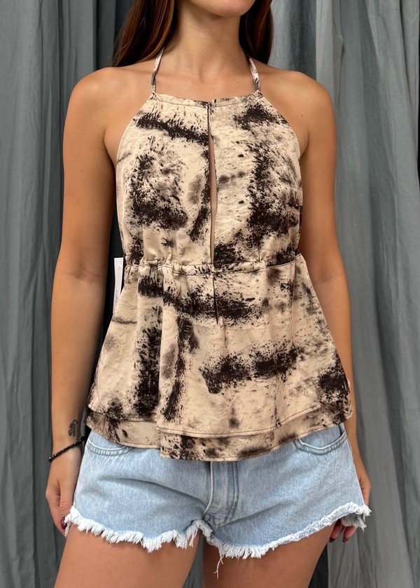 Producto - Blusa Abertura Seda