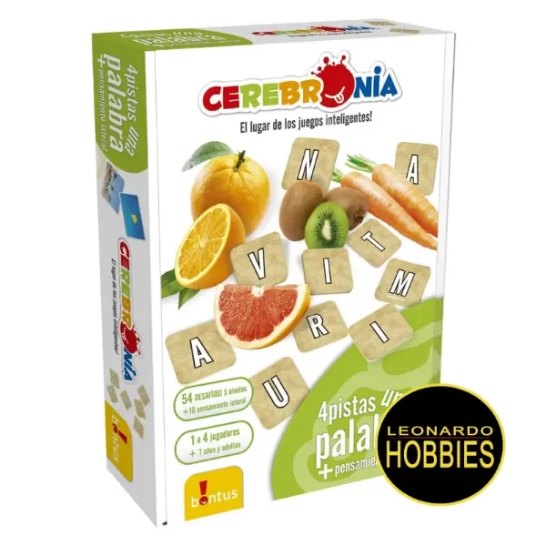 Producto - 4 Pistas Una Palabra Cerebronia Bontus 653