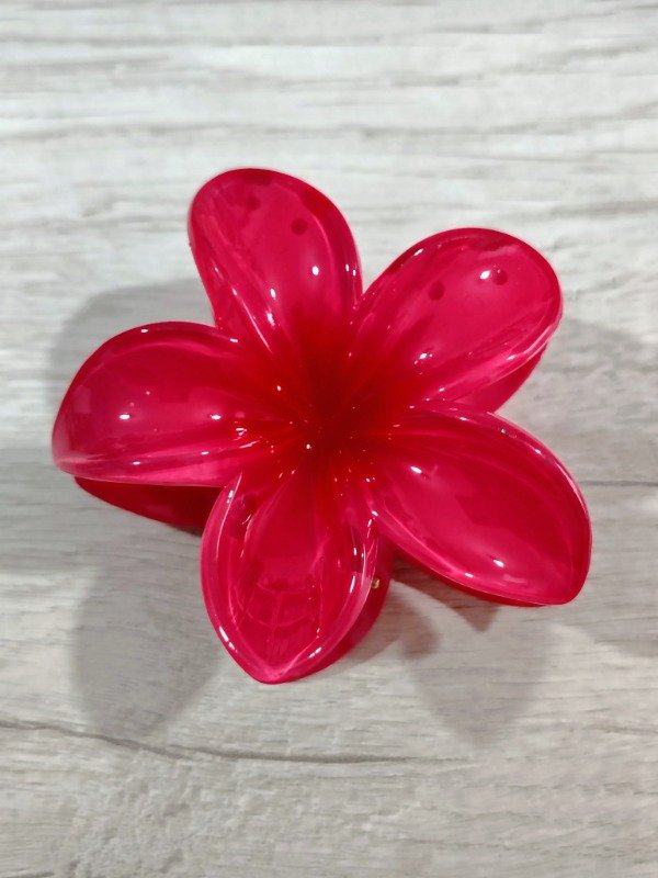 Producto - Broche hawaiano rojo