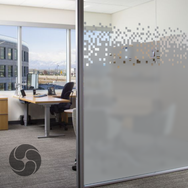 Producto - VINILO ESMERILADO CUADRADOS DEGRADADO