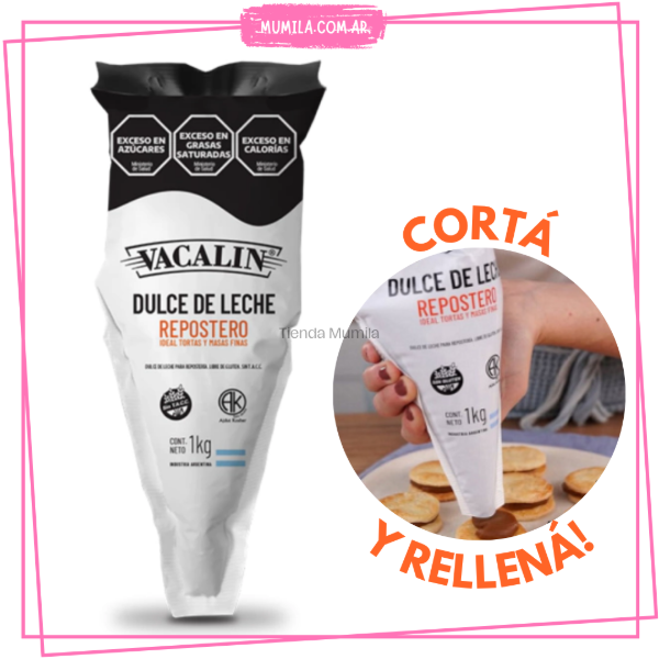 Producto - Dulce de leche Vacalin Manga x1Kg repostero