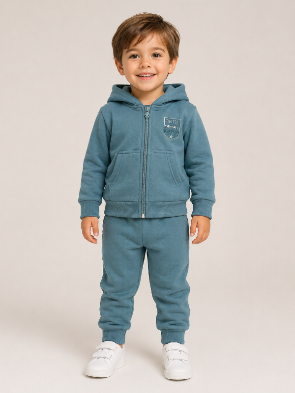 Producto - CONJUNTO FRIZADO BEBÉ CAMPERA Y BABUCHA
