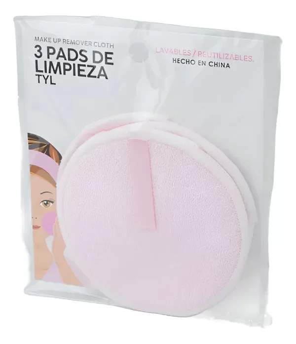 Producto - PAD REMOVEDOR DE MAQUILLAJE SET x 3