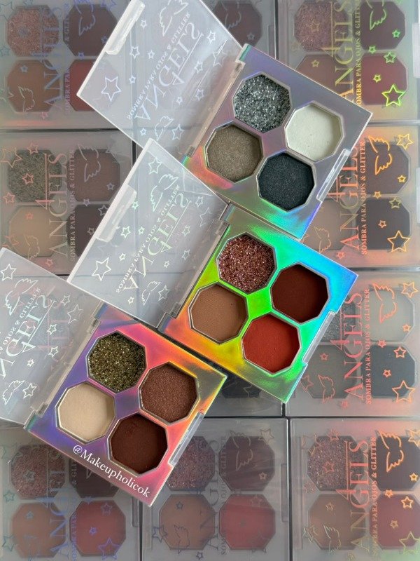Producto - SOMBRA PARA OJOS CUARTETO MINI CON GLITTER - 4ANGELS - 2