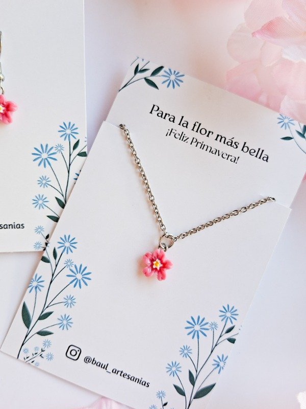Producto - Collar/Aros Sakura - 2
