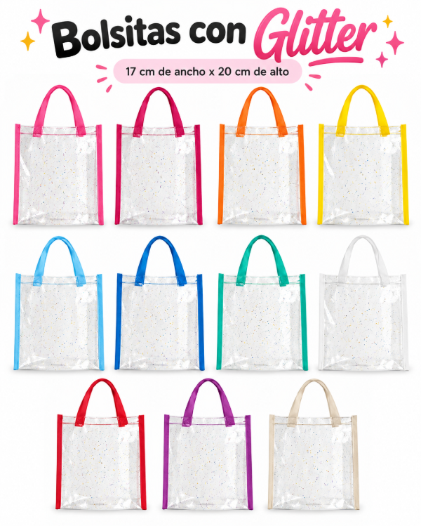 Producto - BOLSITA GLITTER 17x20 CM