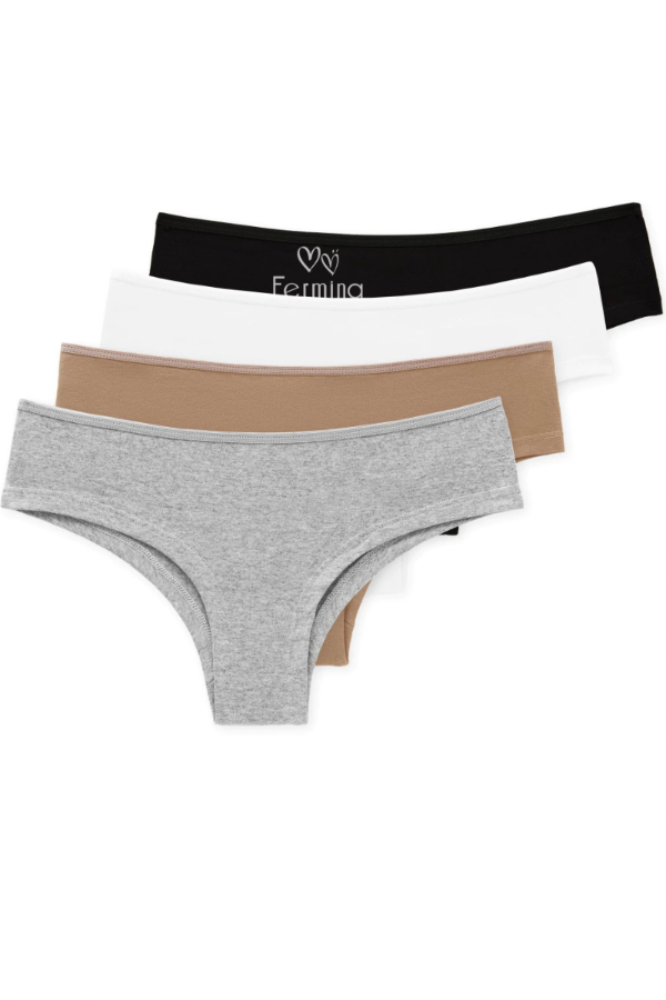 Producto - PACK X4 CULOTTES DE ALGODON LISOS Art. 76329 (Talle 1, 2, 3, 4) - 0