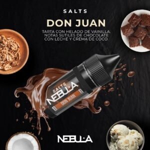 Producto - Nebula salt don Juan 35 mg bizcochuelo chocolate nueces