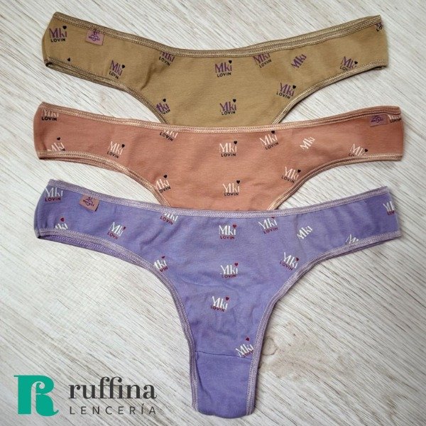 Producto - Pack x3 colaless de algodón MERAKI (talle 2) - Art. 4006/E