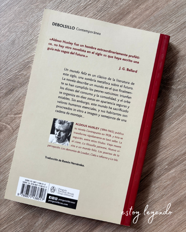 Producto - Un mundo feliz -  Aldous Huxley - 1