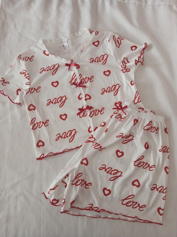 Producto - Pijama morley estampado love