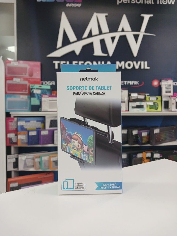 Producto - Soporte Tablet Apoya Cabeza Auto Netmak NM-HC87