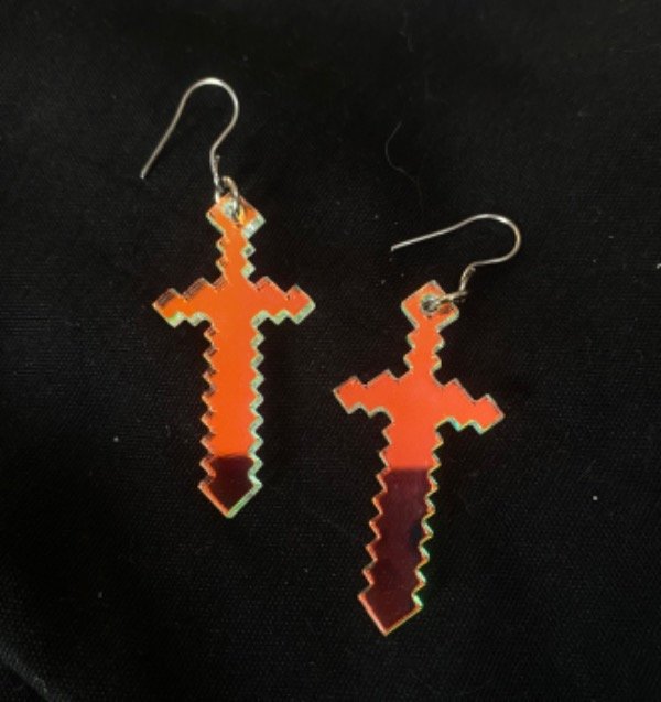 Producto - aros espadas minecraft iri