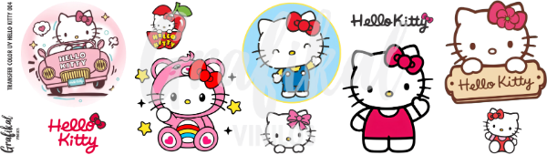 Producto - Transfer Color UV Hello Kitty Mix 004