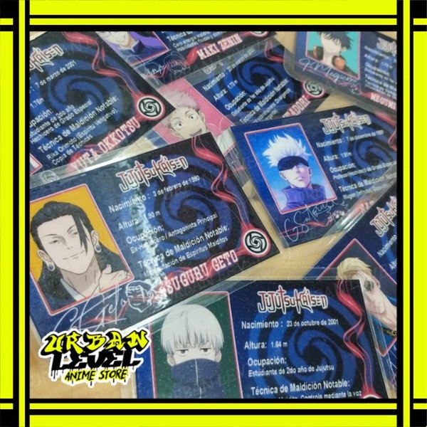 Producto - Credenciales Jujutsu Kaisen Varios Personajes Geto - Nanami - Maki - Toge- Yuta