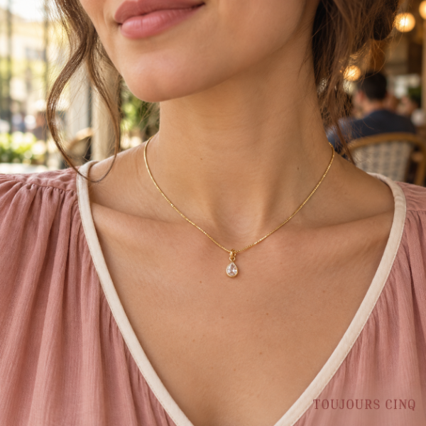Producto - Gargantilla Drop Gota Chica - 0