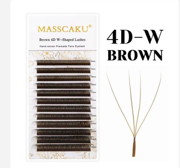 Producto - PESTAÑAS 4D MASSCAKU MARRON 0.07