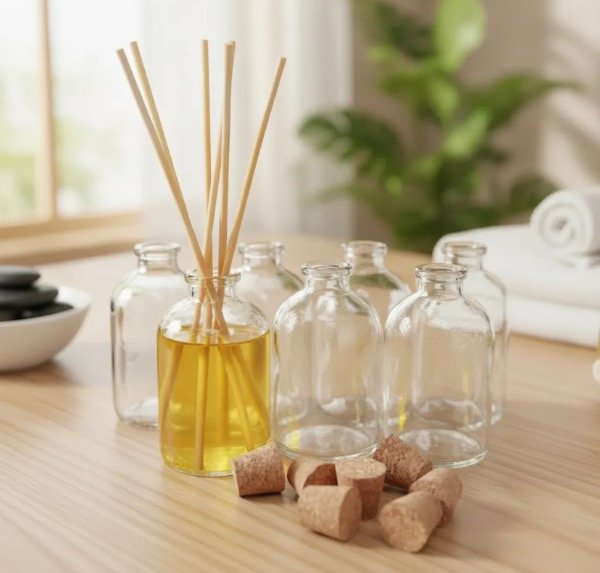 Producto - ENVASE VIAL 50cc con tapa corcho