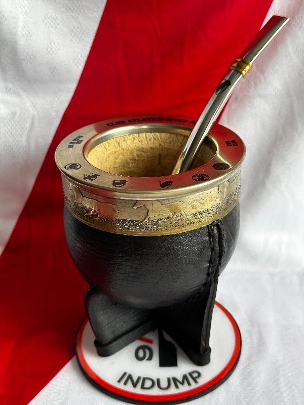 Producto - MATE IMPERIAL CLUB ATLÉTICO RIVER PLATE + BOMBILLA GRABADA