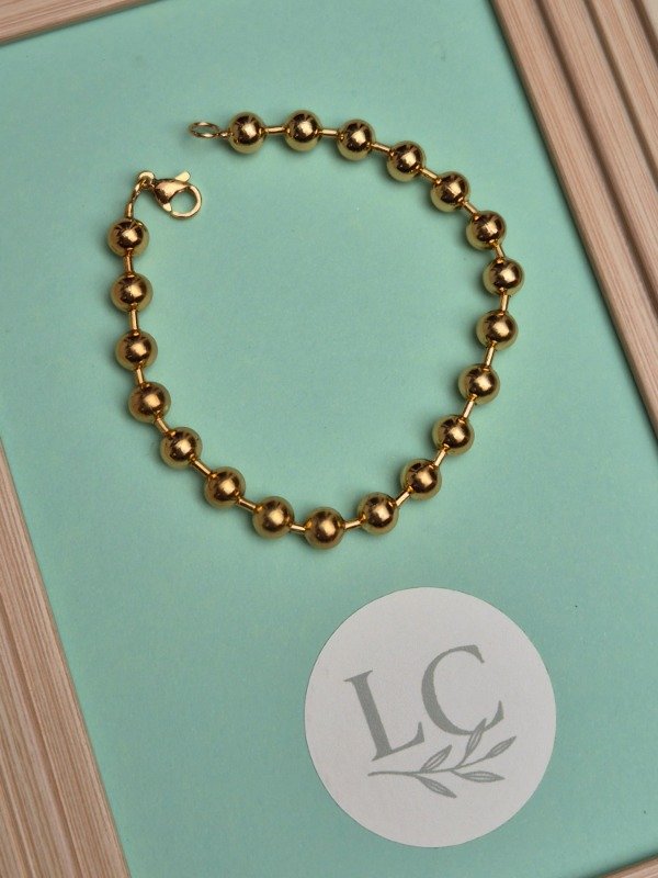 Producto - Pulsera Perlas Doradas