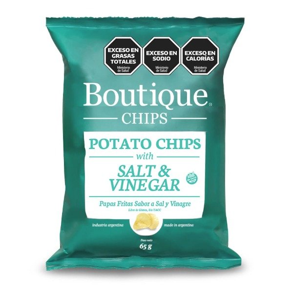 Producto - Papas Fritas Salt Y vinegar 65 gr SIN TACC BOUTIQUE CHIPS