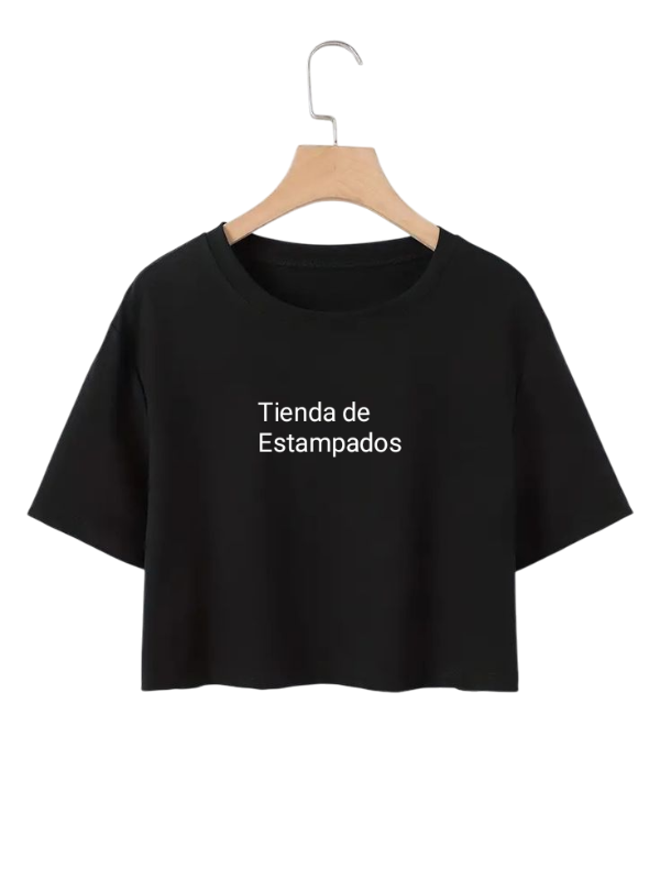 Producto - Remera Crop Top Algodón Premium Personalizable