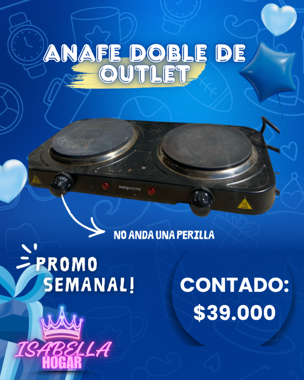 Producto - ANAFE DOBLE DE OUTLET