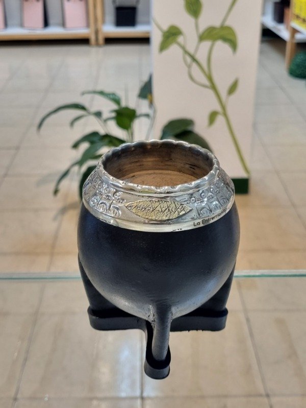 Producto - TORPEDO ALPACA CINCELADA CUERO NEGRO